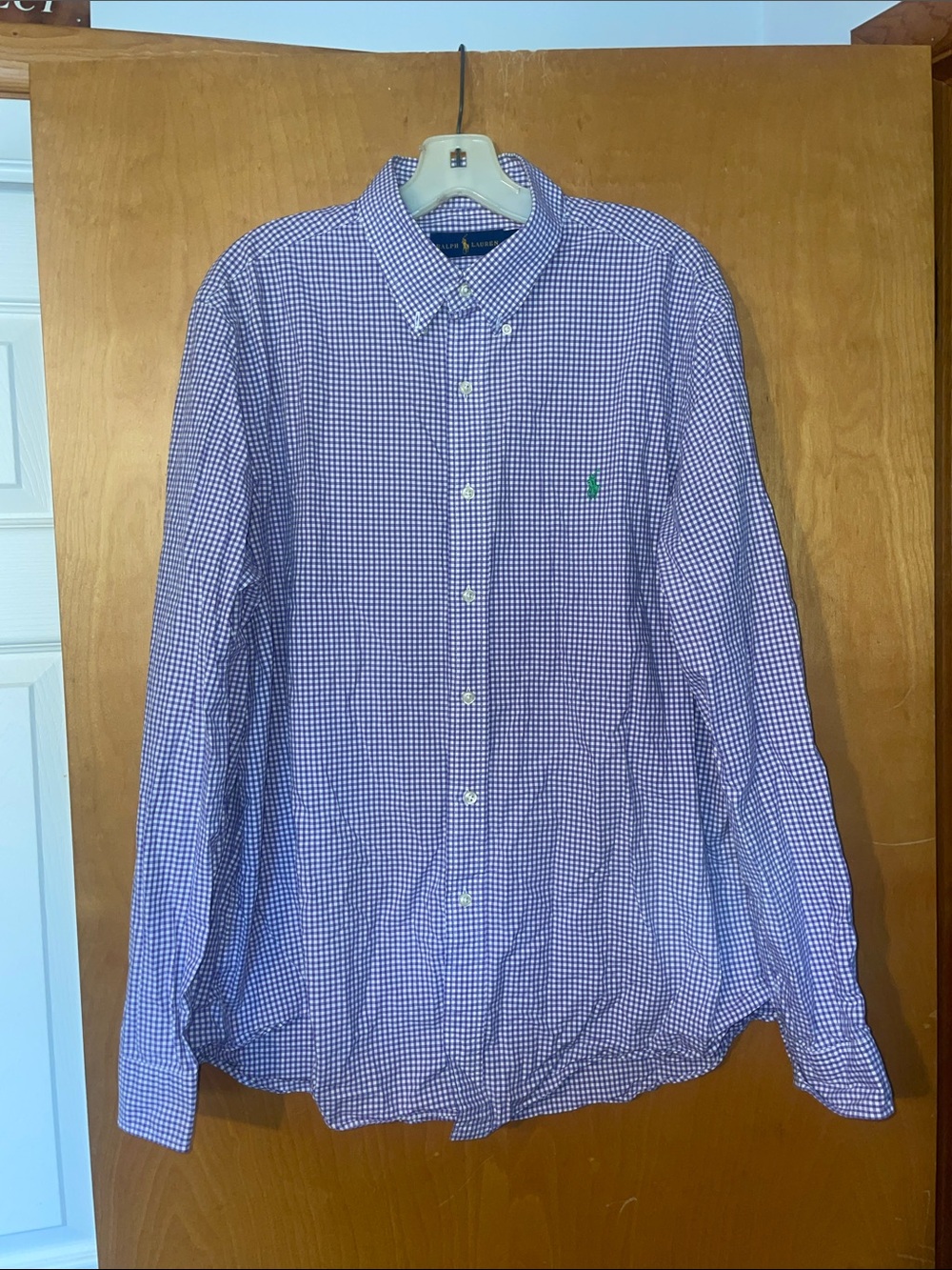 Polo Ralph Lauren Men's Gingham Button-Front Shirt size XL